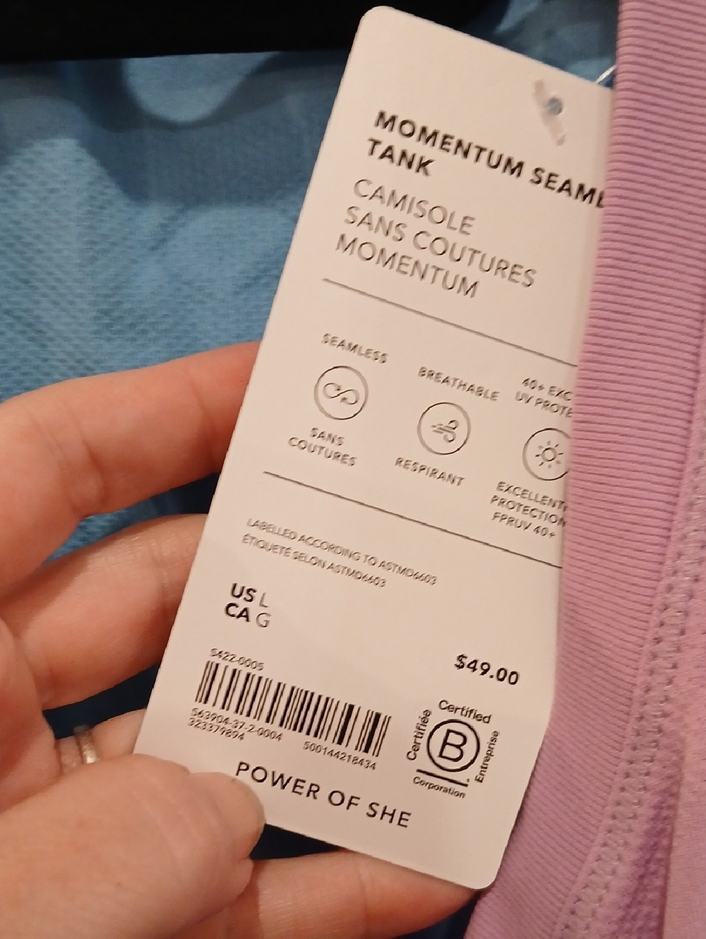 New Bundle Athleta Momentum Seamless Tank Size Large - Picture 4 of 7